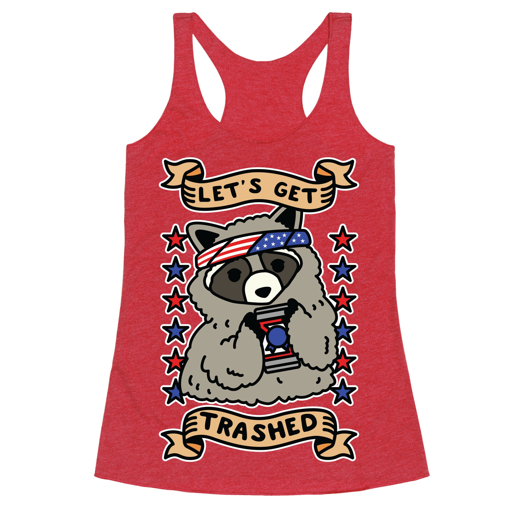 Let's Get Trashed Racerback Tank
